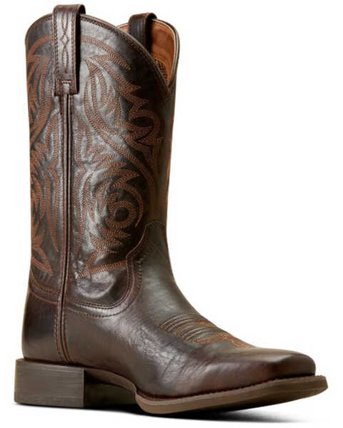 Image #1 - Ariat Men's Sport Herdsman Western Boots - Square Toe , Brown, hi-res