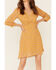 Stetson Women's Horseshoe Print Dress, Mustard, hi-res