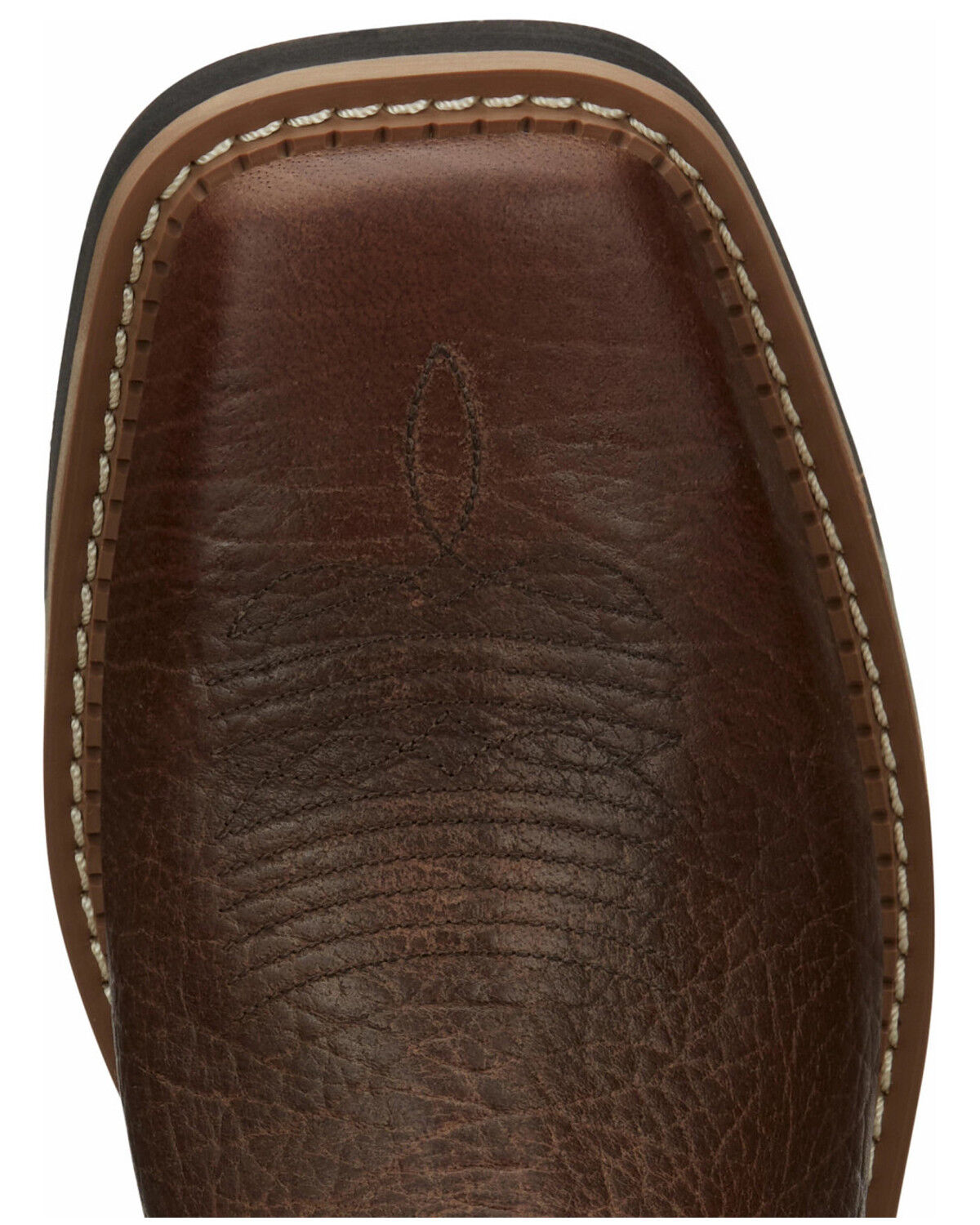 Image #6 - Justin Men's Boot Barn Exclusive Carbide Western Work Boots - Soft Toe, Brown, hi-res