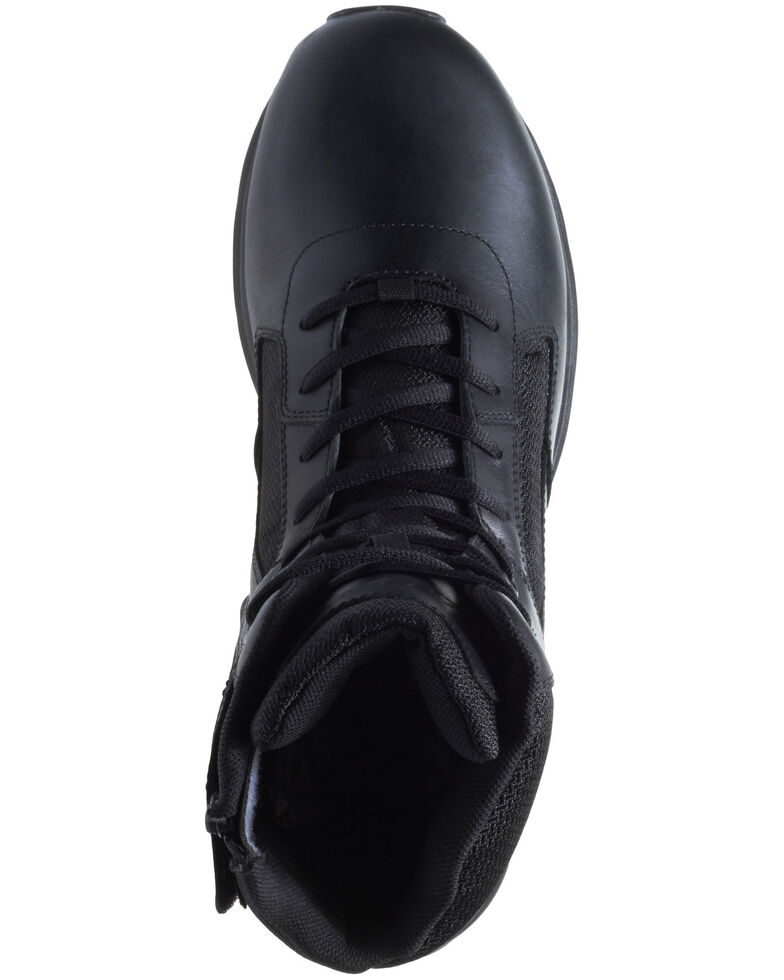 Bates Men's Raide Side Zip Work Boots - Soft Toe, Black, hi-res