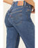 Image #4 - Levi's Women's Medium Wash Ribcage Ultra High Rise Straight Jeans, Blue, hi-res