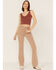 Wrangler Women's Westward High Rise Bootcut Jeans, Tan, hi-res