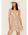 Image #1 - Free People Women's Adella Floral Print Sleeveless Slip Dress, Pink, hi-res