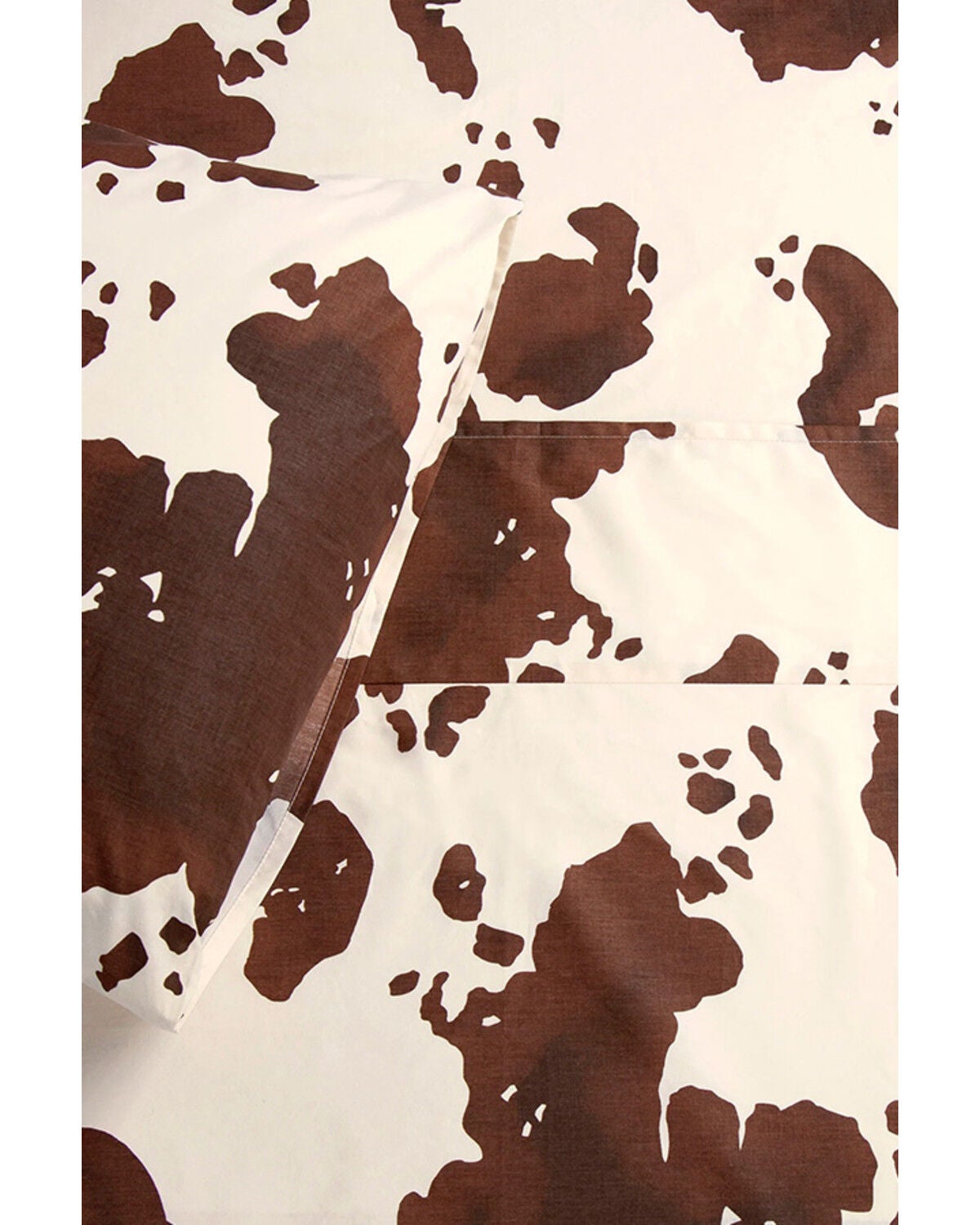 Image #2 - HiEnd Accents 200TC Cotton Elsa Cowhide 3 Piece Sheet Set - Twin Size, Chocolate, hi-res