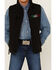 Image #3 - Cowboy Hardware Boys' Hecho en Mexico Vest, Black, hi-res