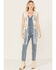 Image #1 - Rock & Roll Denim Women's Crochet Fringe Vest, Cream, hi-res