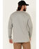 Image #5 - Ariat Men's FR Work Crew Long Sleeve T-Shirt, Silver, hi-res