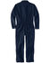 Image #2 - Carhartt Men's FR Loose Fit Twill Coveralls , Navy, hi-res