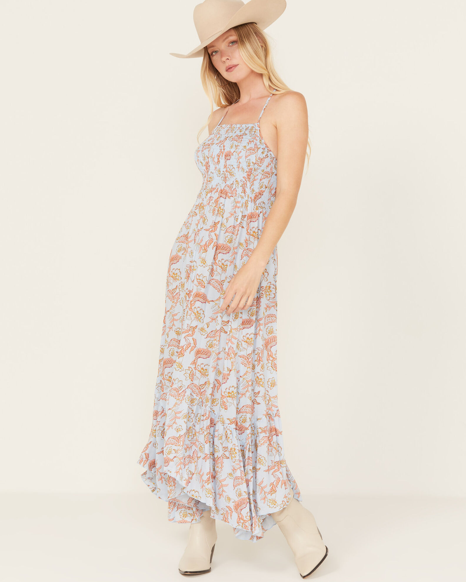 Free People Women s Heat Wave Floral Print Maxi Dress Sheplers