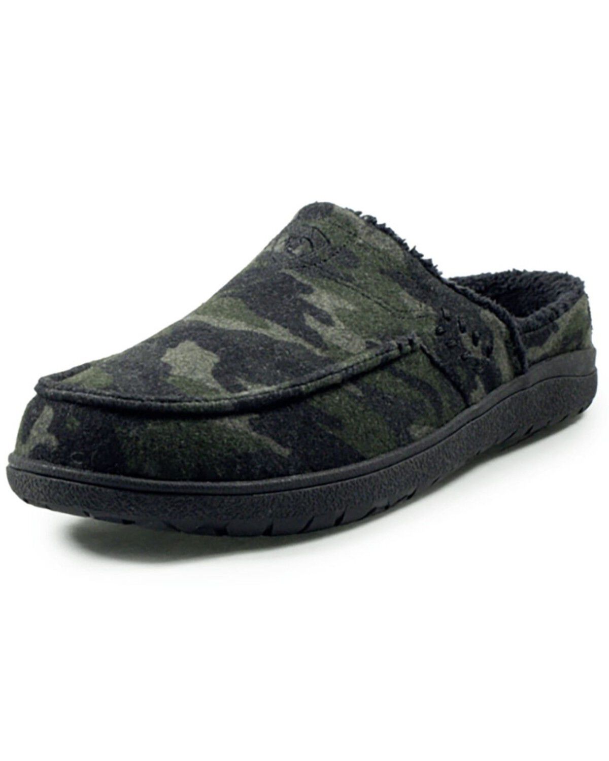Image #1 - Ariat Men's Restful Comfort Camo Slide Slippers, Camouflage, hi-res