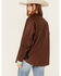 Image #4 - Free People Women's Easy Rider Leather Shacket , Cognac, hi-res