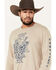 Image #2 - Cody James Men's Southwestern Scenic Long Sleeve Graphic T-Shirt, Tan, hi-res