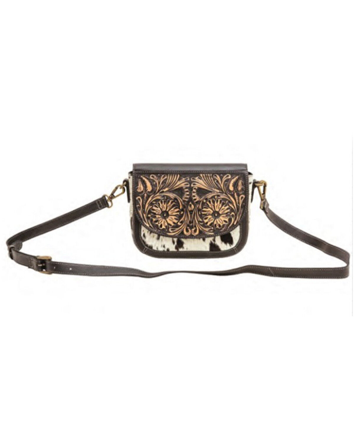 Image #1 - Myra Bag Women's Wiggly Hand Tooled Bag, Multi, hi-res