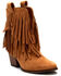 Image #1 - Matisse Women's Logan Saddle Western Boots - Round Toe, Cognac, hi-res