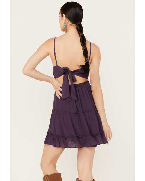 Image #3 - Shyanne Women's Lace Crochet Dress, Purple, hi-res