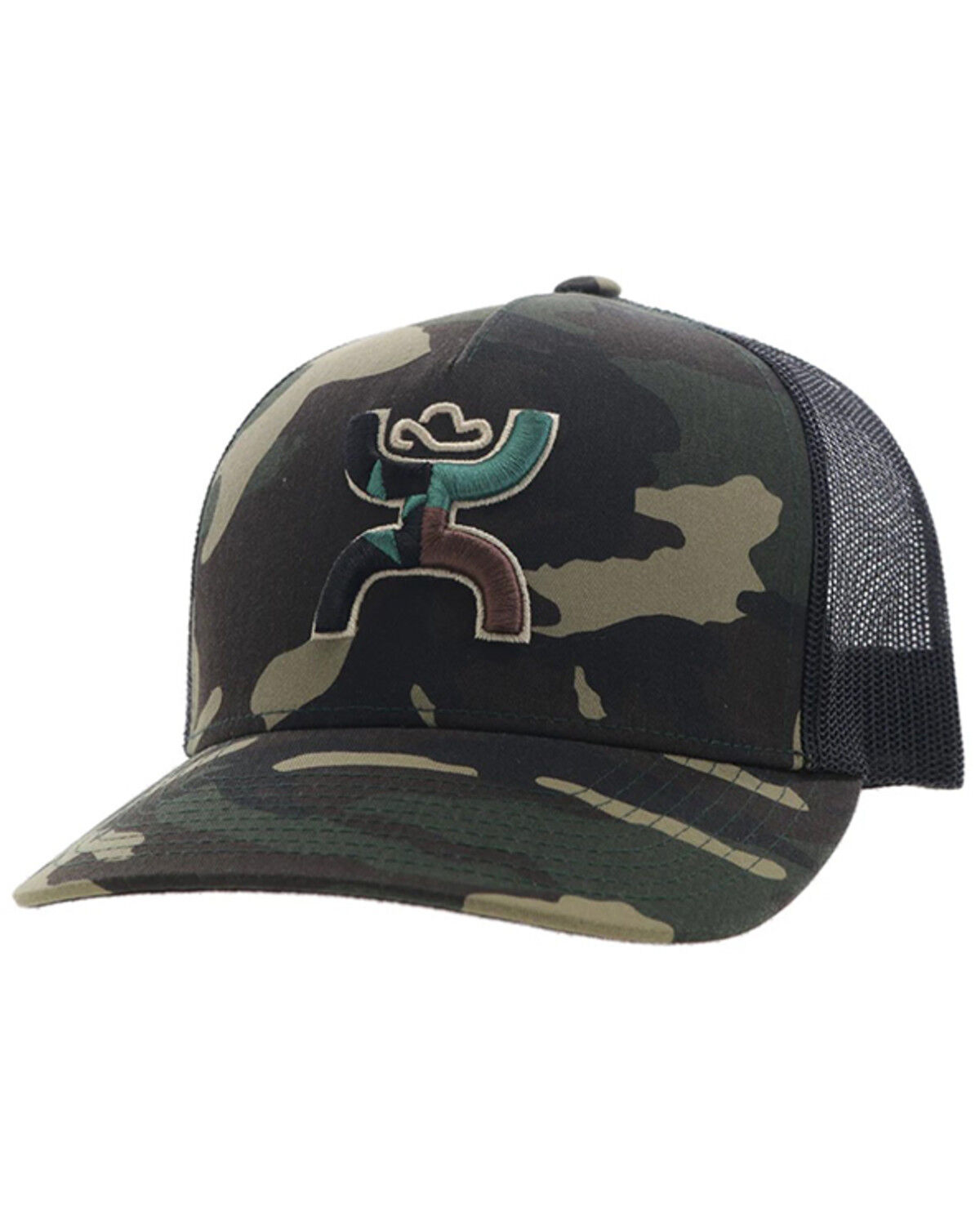 Image #1 - Hooey Men's Texican Ball Cap, Camouflage, hi-res