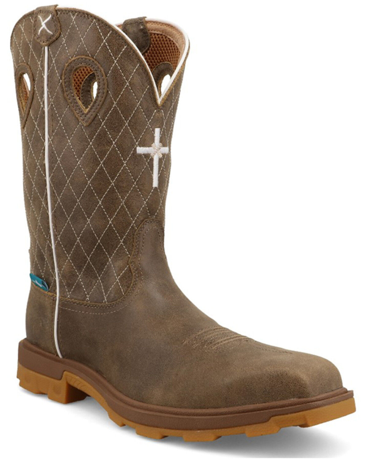 Image #1 - Twisted X Men's Ultralite Work Boots - Composite Toe, Brown, hi-res