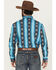 Image #4 - Wrangler Men's Checotah Southwestern Striped Long Sleeve Pearl Snap Western Shirt, Multi, hi-res