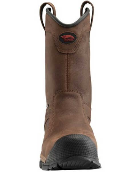 Image #4 - Avenger Men's Ripsaw Waterproof PR Pull On Work Boot - Aluminum Protective Toe, Brown, hi-res