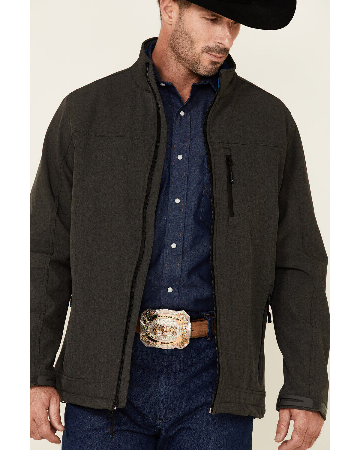 Image #3 - Cody James Core Men's Conceal Carry Zip-Front Softshell Jacket , , hi-res