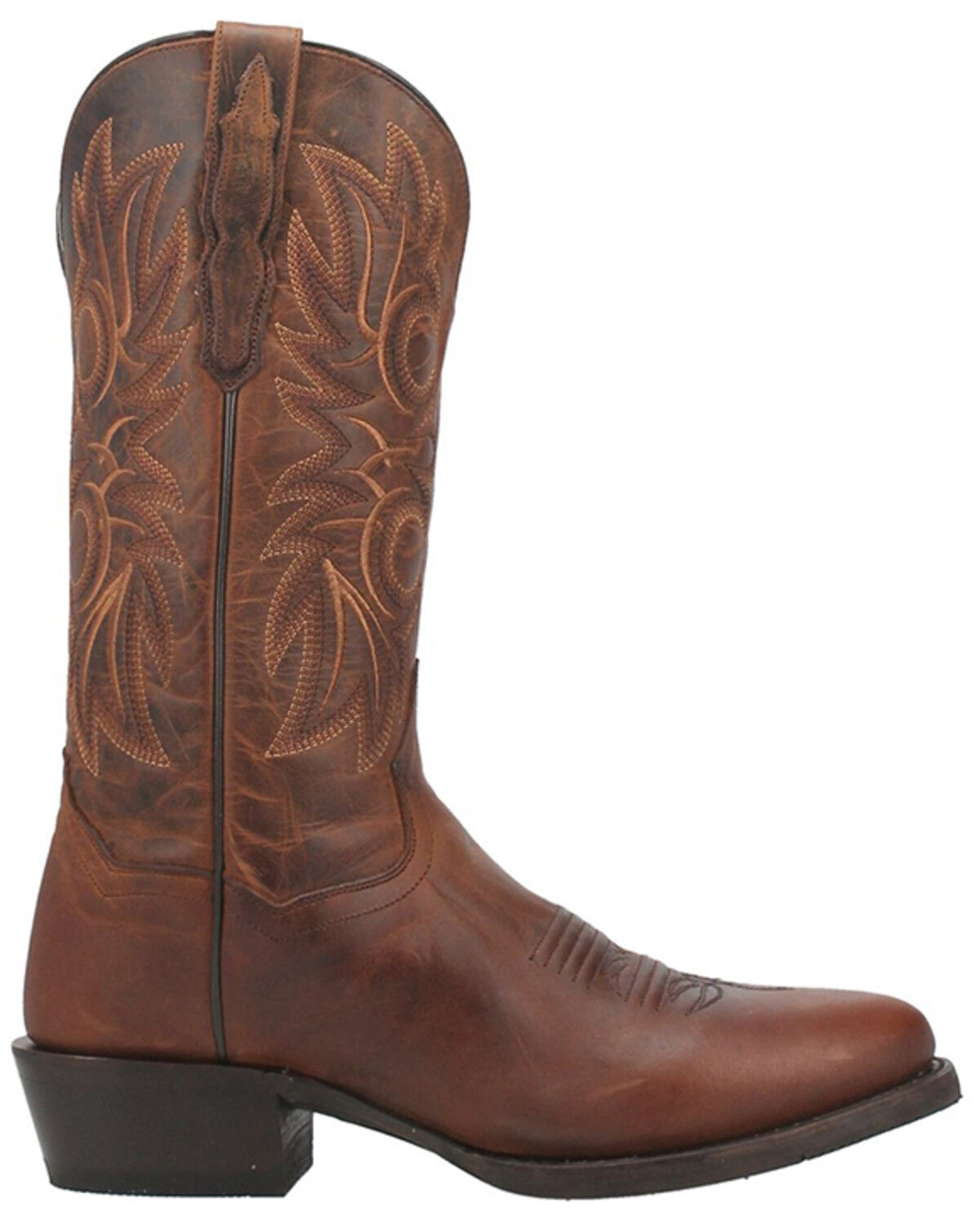 Image #2 - Dan Post Men's Cottonwood Western Boots - Round Toe, Rust Copper, hi-res