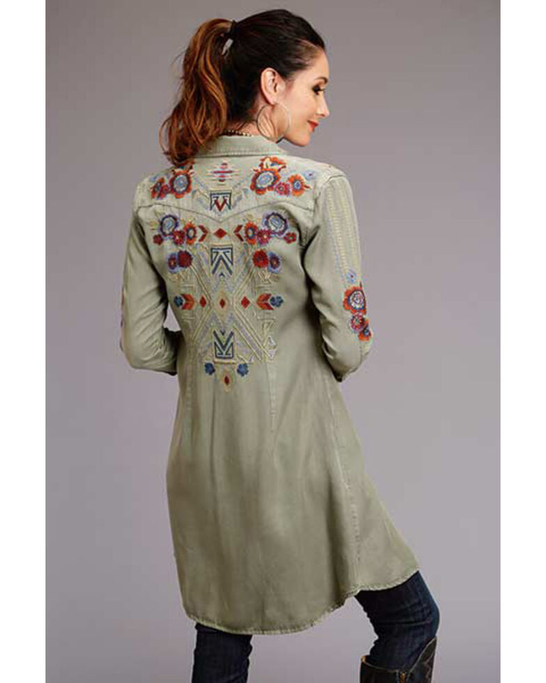 Stetson Women S Olive Embroidered T Shirt Dress Sheplers