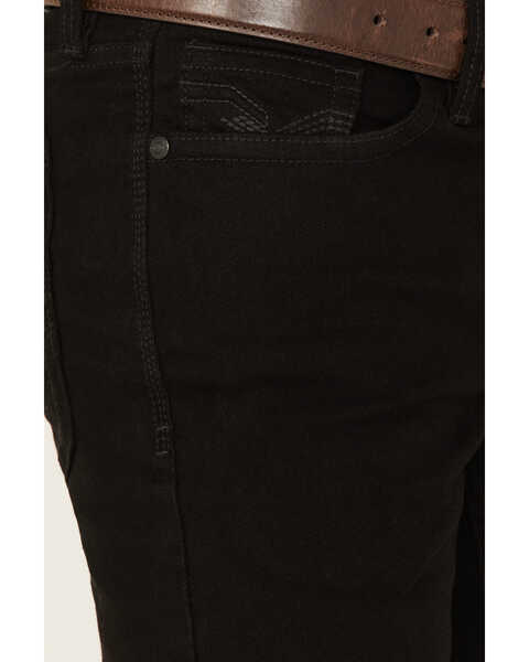 Image #2 - Cody James Men's Fresian Dark Wash Stretch Tapered Slim Straight Jeans , Black, hi-res