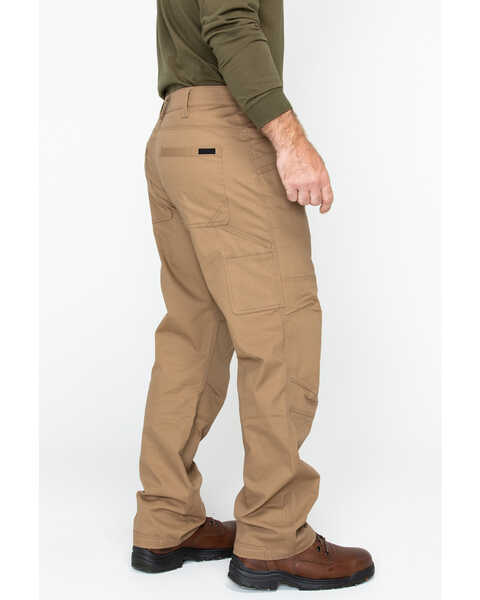 Image #4 - Hawx Men's Brown Stretch Ripstop Utility Work Pants - Big , Brown, hi-res