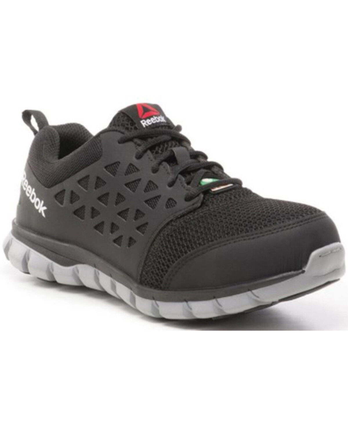 Image #1 - Reebok Men's Sublite Work Boots - Composite Toe, Black, hi-res