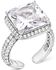 Image #1 - Montana Silversmiths Women's Sparkling Delight Ring, Silver, hi-res