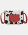 Image #2 - Wrangler Women's Cow Print Crossbody Bag, Red, hi-res