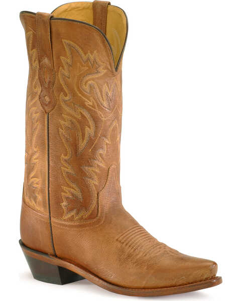 Old West Men's Contemporary Western Boots - Snip Toe, Tan, hi-res
