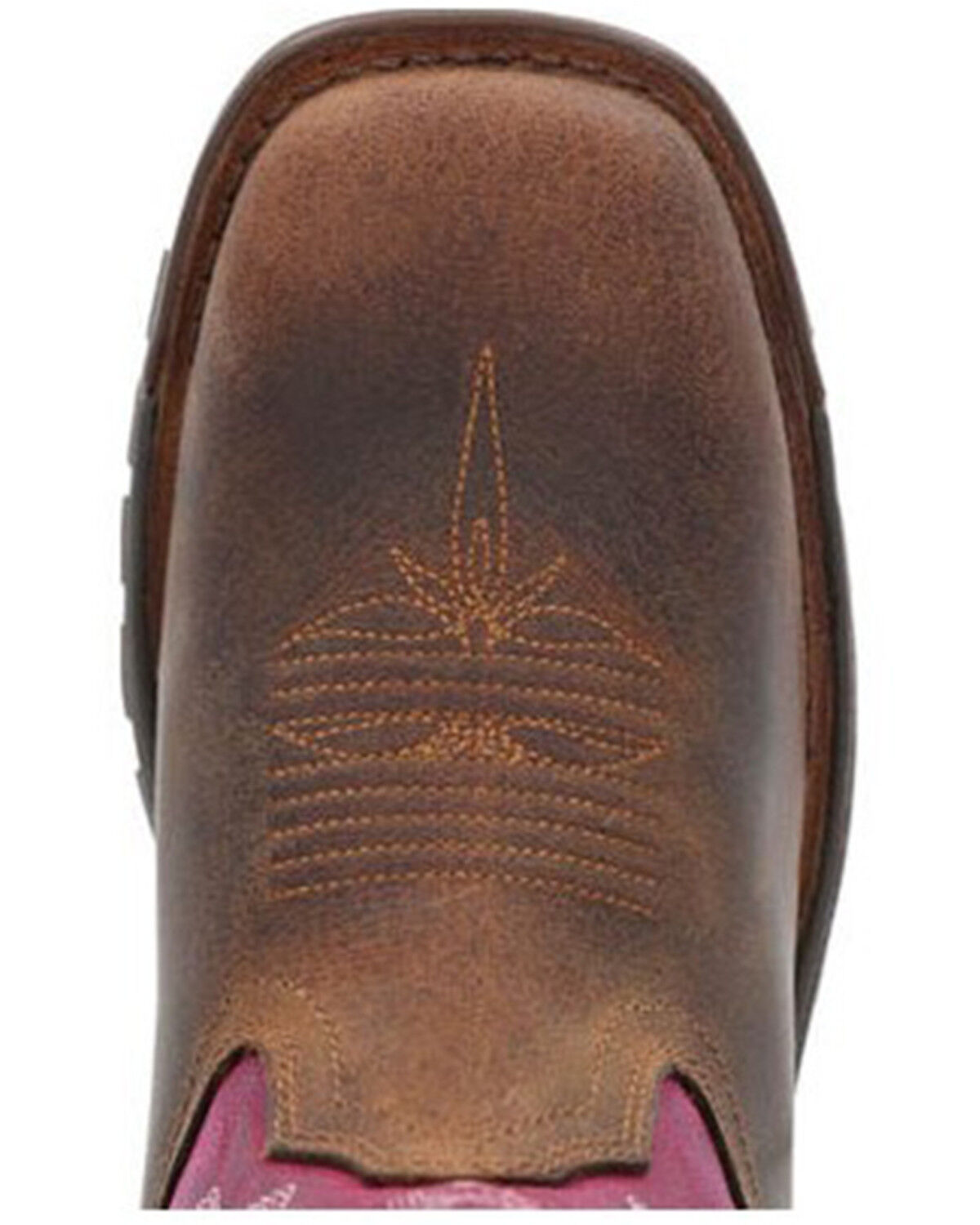Image #6 - Rocky Women's Legacy 32 Western Boots - Broad Square Toe, Brown/pink, hi-res