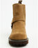 Image #4 - Ariat Women's Fatbaby Harness Suede Chelsea Boots - Round Toe, Tan, hi-res