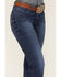 Wrangler Women's Dark Wash Mid Rise Willow Claire Ultimate Riding Trouser Jeans, Blue, hi-res