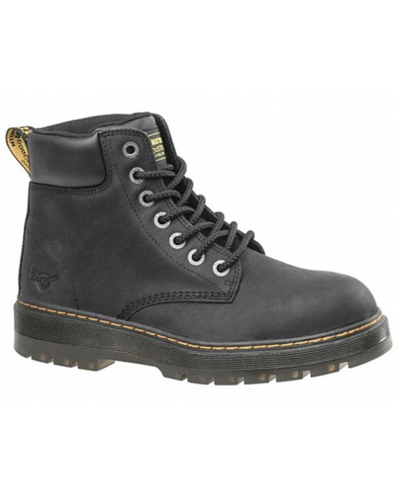 Dr. Marten Men's Winch Wyoming Work Boots - Steel Toe, Black, hi-res