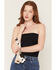 Image #1 - Wrangler Women's Boot Barn Exclusive Daisy Cow Print Dual Pouch Wristlet, Beige, hi-res