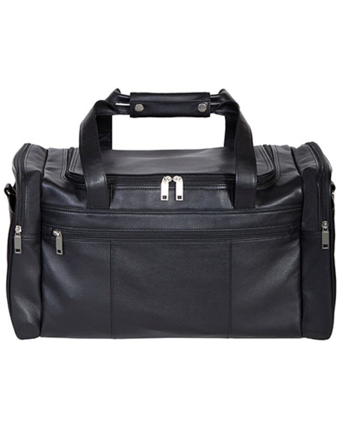 Image #1 - Scully Leather Carry-On Travel Bag, Black, hi-res