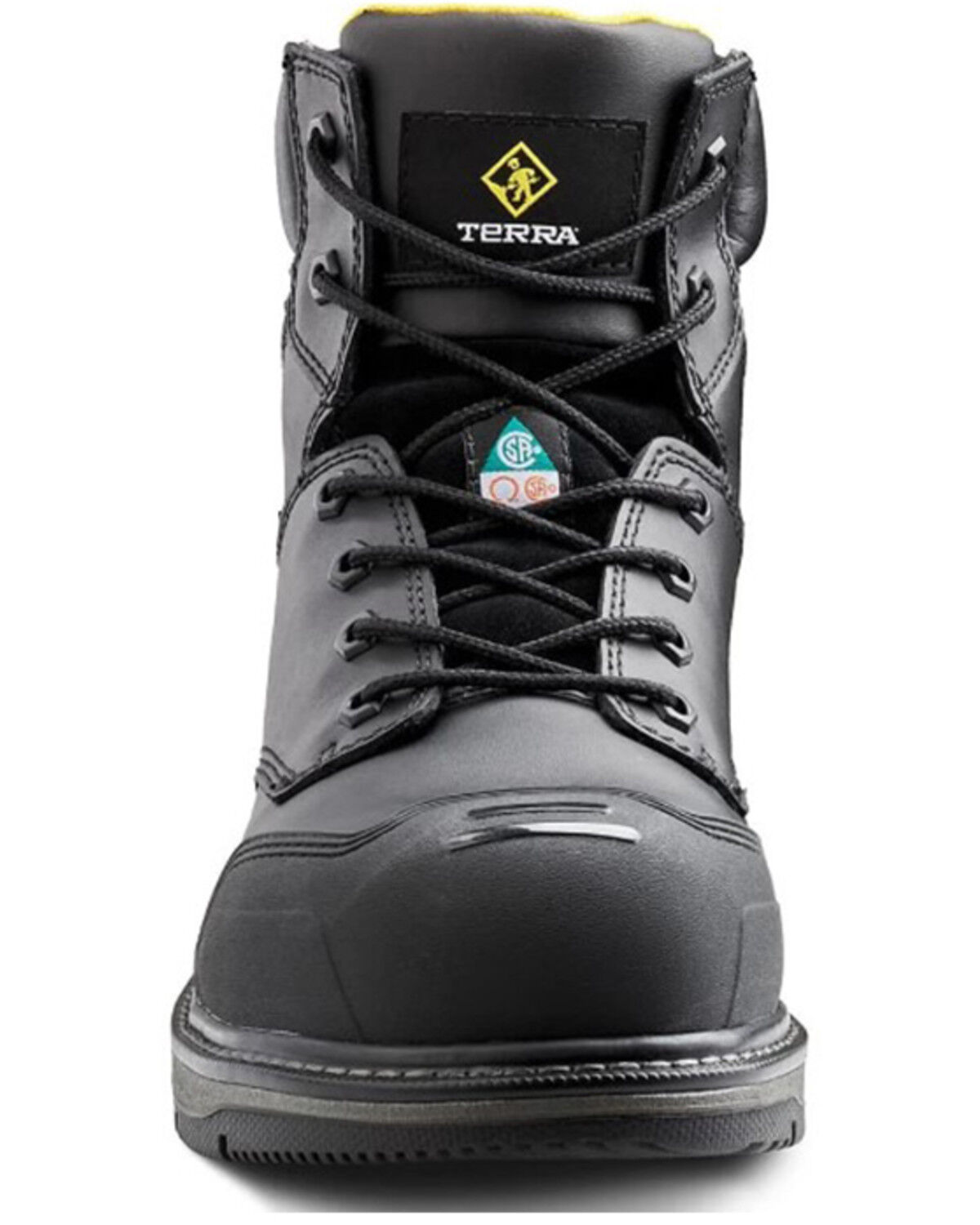 Image #4 - Kodiak Men's 6" Patton Water Repellent Work Boots - Aluminum Toe, Black, hi-res