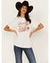 Image #1 - Wrangler Women's Scenic Short Sleeve Graphic Tee, White, hi-res
