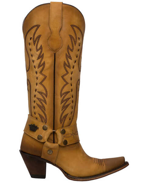 Image #2 - Junk Gypsy by Lane Women's Vagabond Western Boots - Snip Toe, Mustard, hi-res