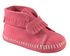 Minnetonka Infant Girls' Fringe with Velcro Closure Moccasins - Moc Toe, Hot Pink, hi-res