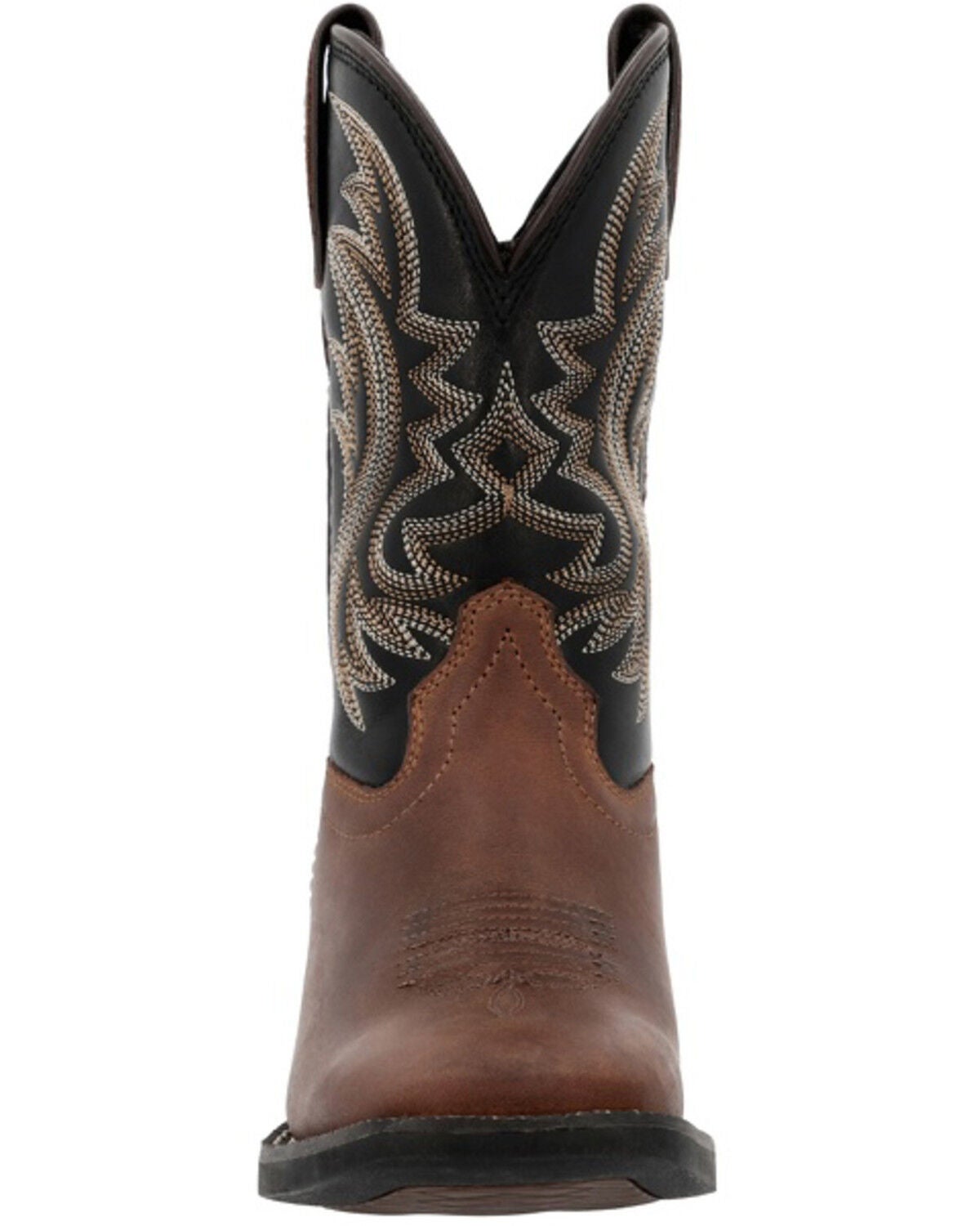 Image #4 - Durango Boys' Shyloh Western Boots - Broad Square Toe, Brown, hi-res