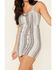 Panhandle Women's Striped Dress, Grey, hi-res