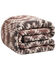 Image #3 - HiEnd Accents Mesa Wool Blend Throw Blanket, Brown, hi-res