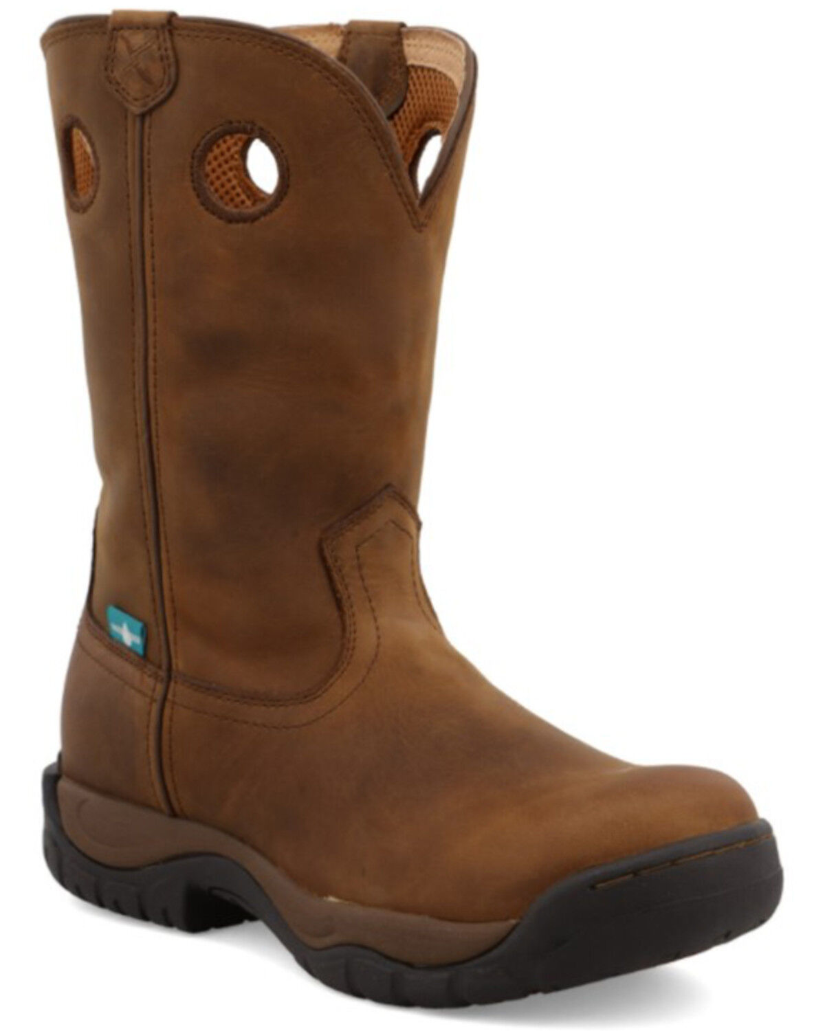 Image #2 - Twisted X Men's Waterproof All Around Western Boots - Soft Toe, Taupe, hi-res