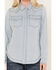 Image #3 - Idyllwind Women's Arlene Long Sleeve Denim Pearl Snap Western Shirt, Slate, hi-res