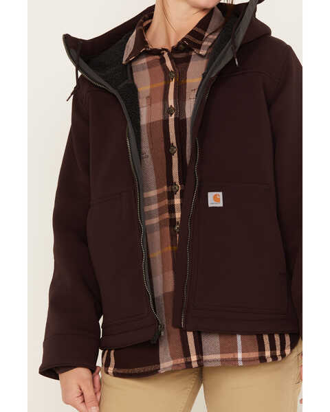 Image #3 - Carhartt Women's Super Dux™ Relaxed Fit Sherpa-Lined Active Jacket, Purple, hi-res