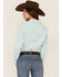 Kimes Ranch Women's Linville Long Sleeve Western Button Down Shirt, Turquoise, hi-res