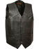 Image #1 - Milwaukee Leather Men's Classic Snap Gun Pockets Vest , Black, hi-res